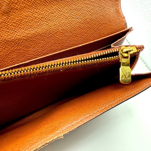 Louis Vuitton Brown Monogram Porte Tresor International Sarah Long Wallwt - Picture 10 of 12